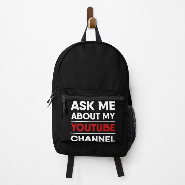 Item preview, Ask Me About My Youtube Channel Funny Youtube design White designed and sold by RiciPaneto.