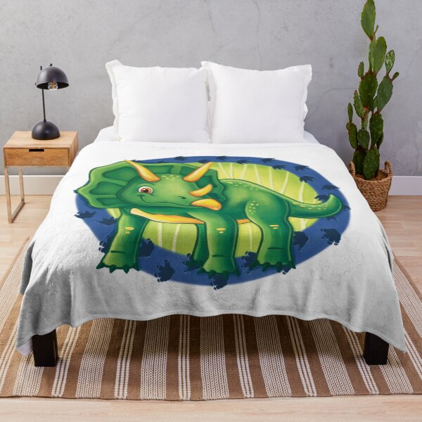 Item preview, Triceratops Baby Dinosaur Art designed and sold by iHeartDinosaurs.