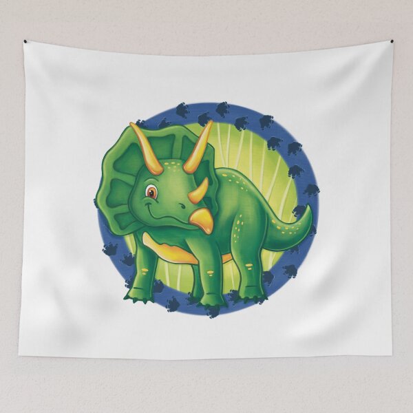 Item preview, Triceratops Baby Dinosaur Art designed and sold by iHeartDinosaurs.