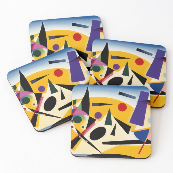 Item preview, Kandinsky's Dream I Vassily Kandinsky Inspired designed and sold by aesthetic-gifts.