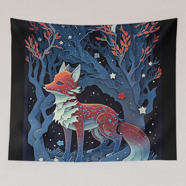 Item preview, Midnight Forest Fox designed and sold by OccultDreams.