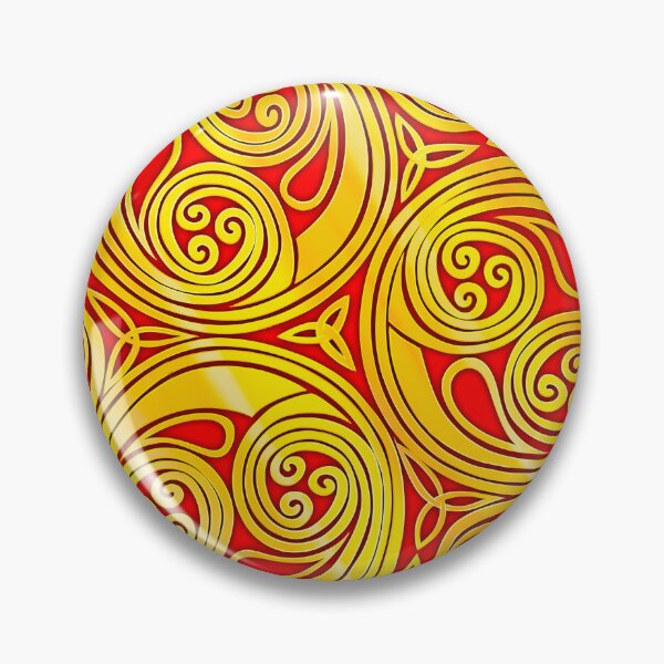 Item preview, Gold triskelle design 2 red fill designed and sold by Donkjonk.