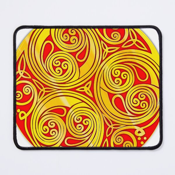 Item preview, Gold triskelle design 2 red fill designed and sold by Donkjonk.