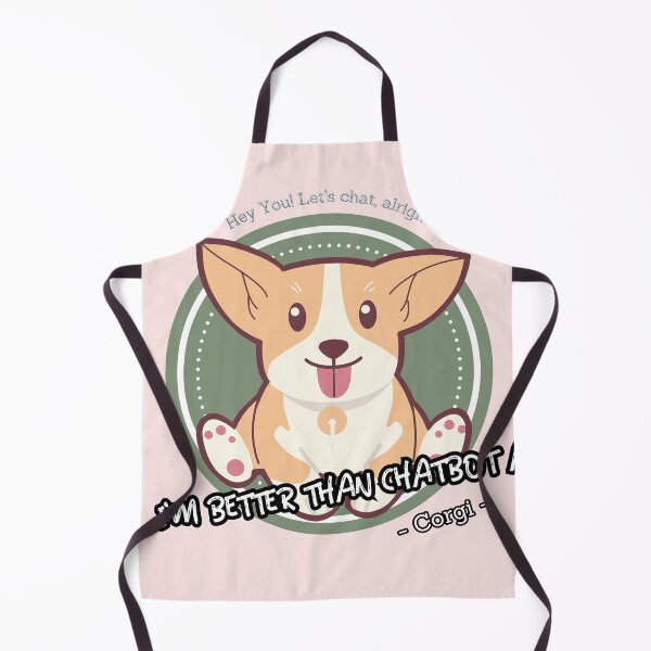 Item preview, better than chatbot AI - corgi dog designed and sold by PositiveIdeas.