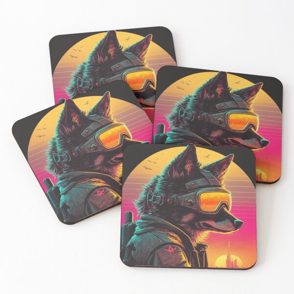 Item preview, 80s Retro Cyberpunk Dog designed and sold by RESToRAPTOR.