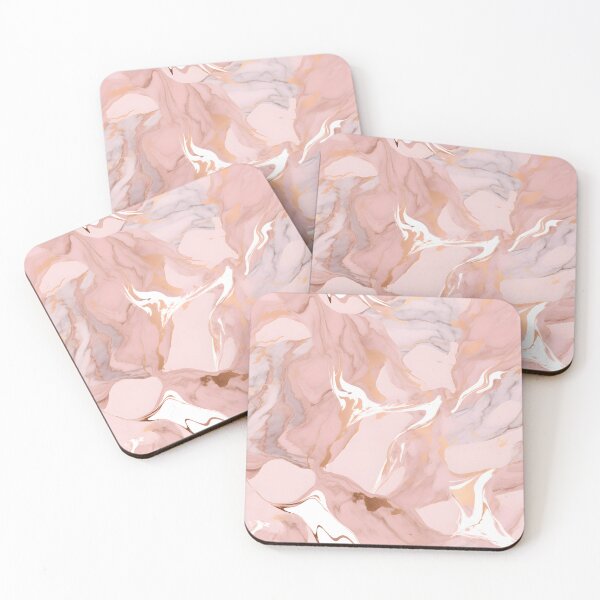 Aperçu de l'œuvre Motif marbré or rose créée et vendue par Kenneth Heiss.