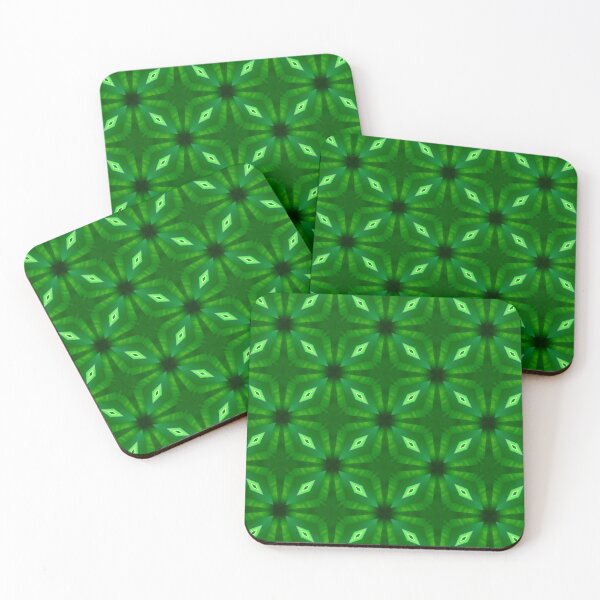Item preview, Green geometric background designed and sold by MarisoArt.