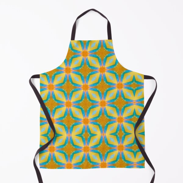 Item preview, Blue and yellow geometric background designed and sold by MarisoArt.