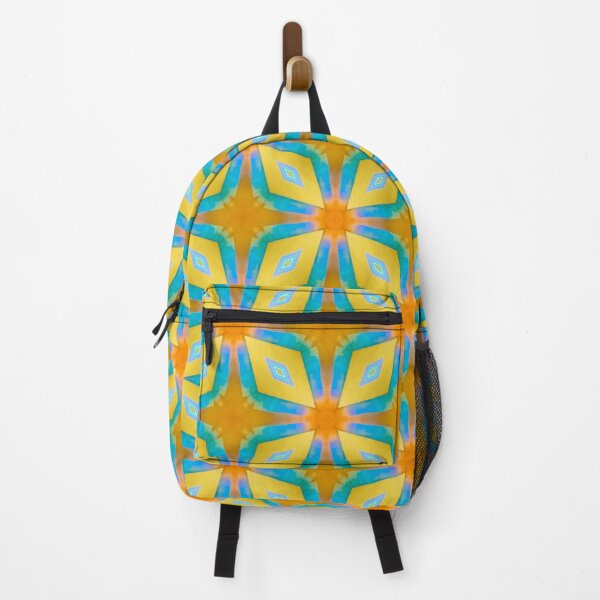 Item preview, Blue and yellow geometric background designed and sold by MarisoArt.