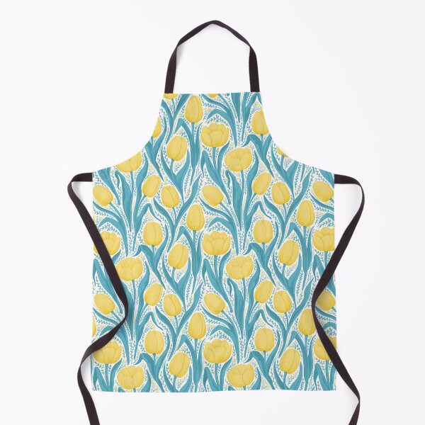 Item preview, Tulips in blue and yellow designed and sold by Katerina Mitkova Kirilova.