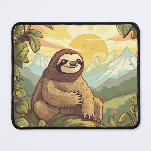 Item preview, Happy Sloth by Moonspire Designs designed and sold by Paul Maximus Gaming.