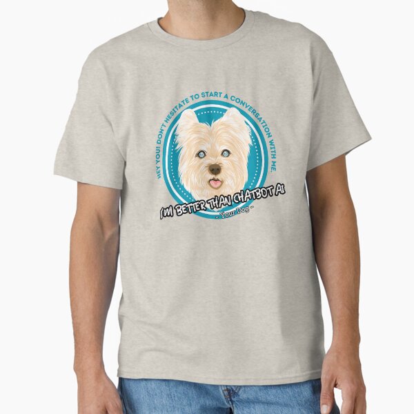 Item preview, better than chatbot AI - dog west terrier designed and sold by PositiveIdeas.