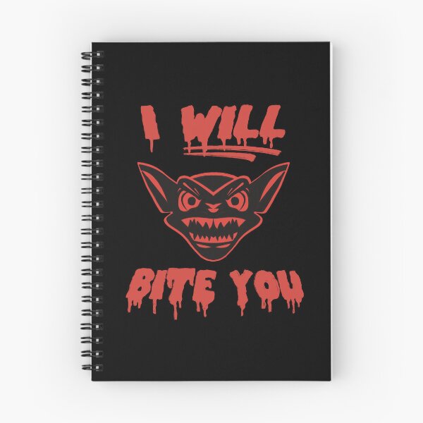 Item preview, I Will Bite You Angry Gremlin Vampire Horror Vector designed and sold by SubtleSplit.