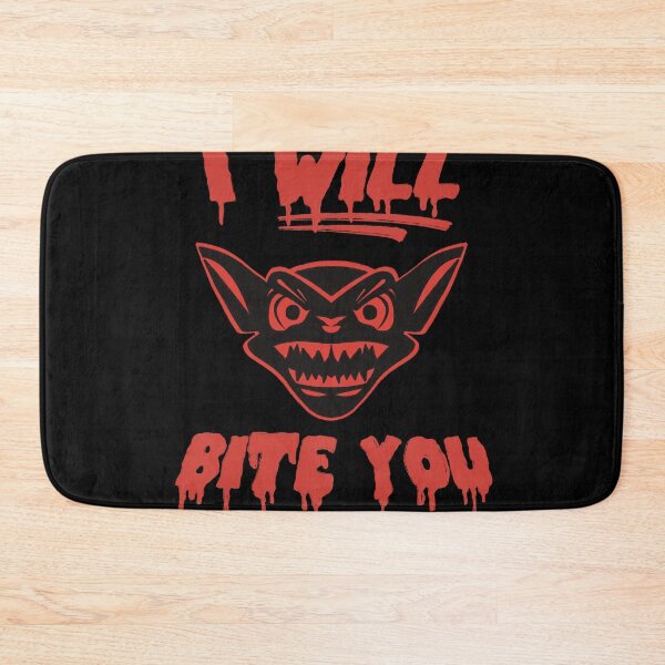 Item preview, I Will Bite You Angry Gremlin Vampire Horror Vector designed and sold by SubtleSplit.