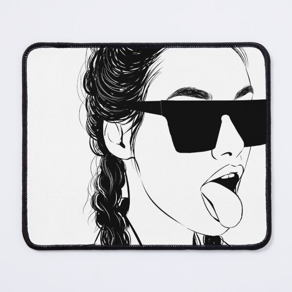 Item preview, Woman Sticking Her Tongue Out designed and sold by Levskaia.