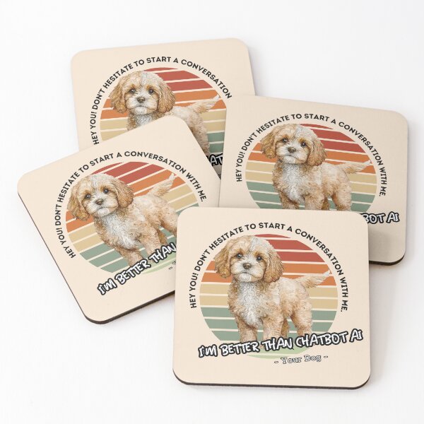 Item preview, better than chatbot AI - cute dog designed and sold by PositiveIdeas.