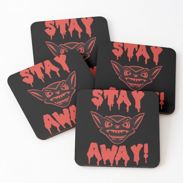 Item preview, Stay Away! Mean Gremlin Scary Vampire Bat Vector Horror designed and sold by SubtleSplit.
