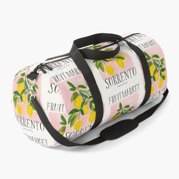 Item preview, Sorrento Fruit Market Lemons Watercolor Painting designed and sold by toastedpixels.