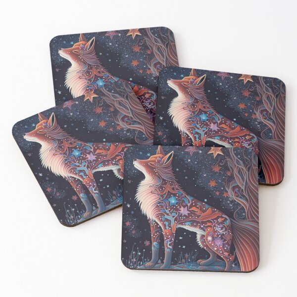 Item preview, Starry Night Fox designed and sold by OccultDreams.