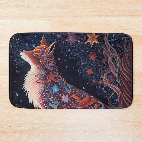 Item preview, Starry Night Fox designed and sold by OccultDreams.