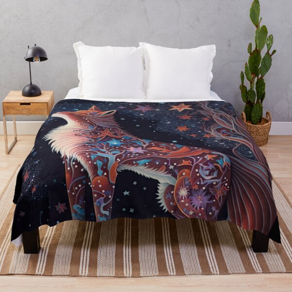 Item preview, Starry Night Fox designed and sold by OccultDreams.