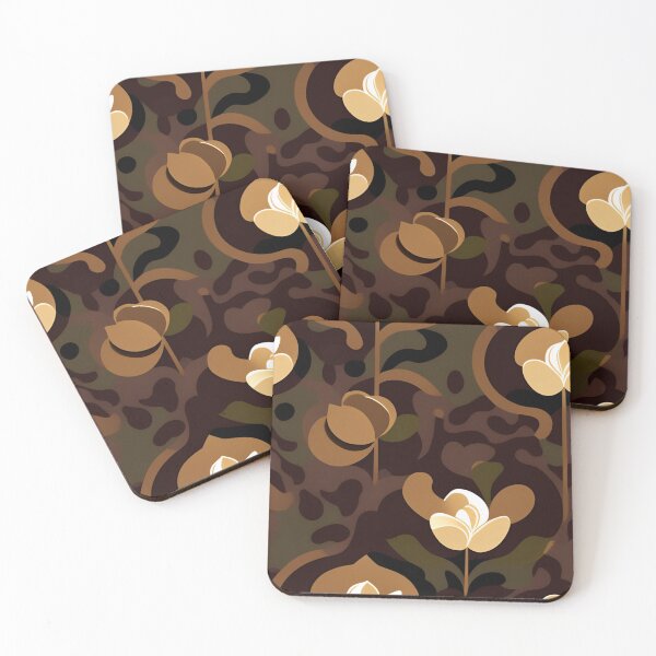 Item preview, Floral Camo pattern Brown  designed and sold by Tshirtstory.