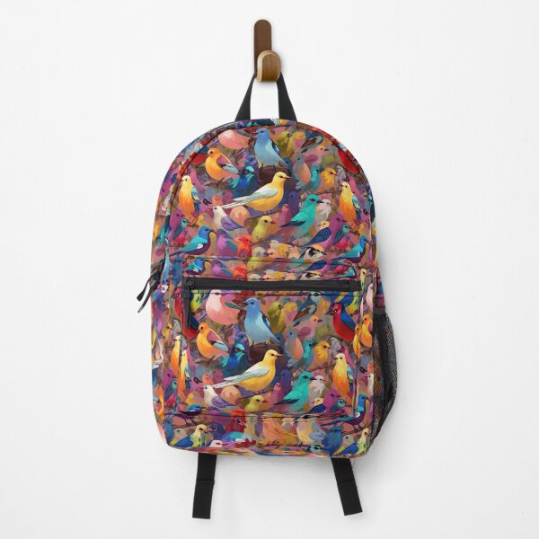 Item preview, Everybirdy Colorful Birds Pattern designed and sold by Pixel Playground.