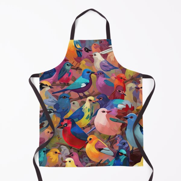 Item preview, Everybirdy Colorful Birds Pattern designed and sold by Pixel  Playground.