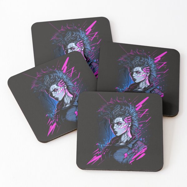 Item preview, 80's style cyberpunk woman designed and sold by Elias Kamstra.