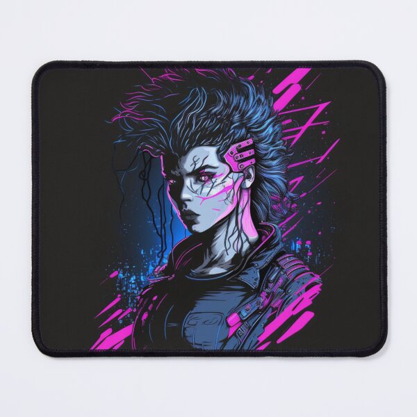 Item preview, 80's style cyberpunk woman designed and sold by Elias Kamstra.