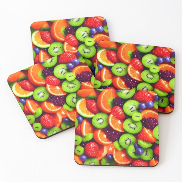 Item preview, Fruits Pattern Kiwi Strawberry Orange Grape Cranberry - Fruits designed and sold by internlvisions.