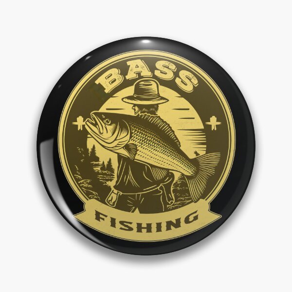 Item preview, Bass Fisherman - A Bass Fishing Design designed and sold by Mindful-Designs.