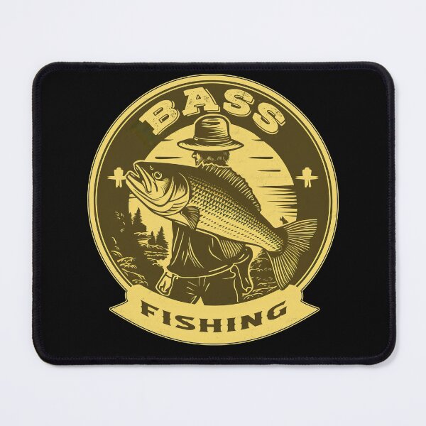 Item preview, Bass Fisherman - A Bass Fishing Design designed and sold by Mindful-Designs.