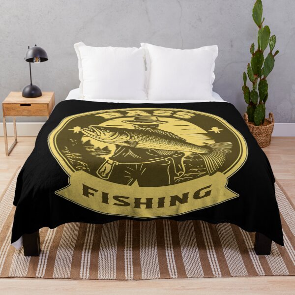 Item preview, Bass Fisherman - A Bass Fishing Design designed and sold by Mindful-Designs.