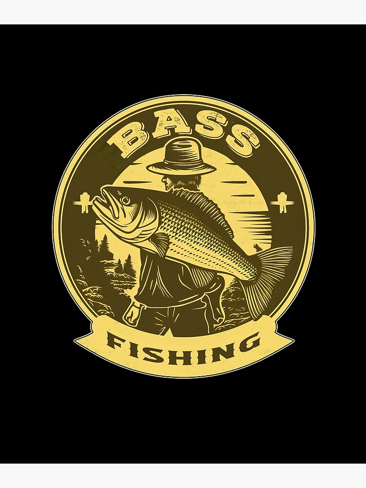 Bass Fisherman - A Bass Fishing Design | Photographic Print