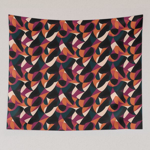 Item preview, Retro hippie pattern designed and sold by FuschDesigns.