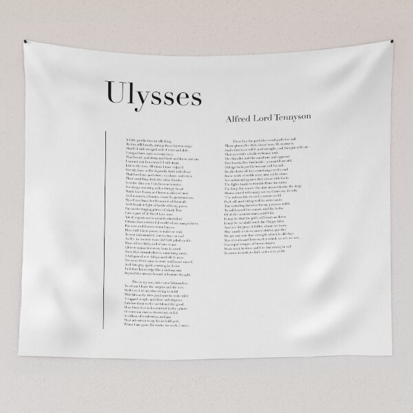 Item preview, Ulysses by Alfred Lord Tennyson designed and sold by wisemagpie.