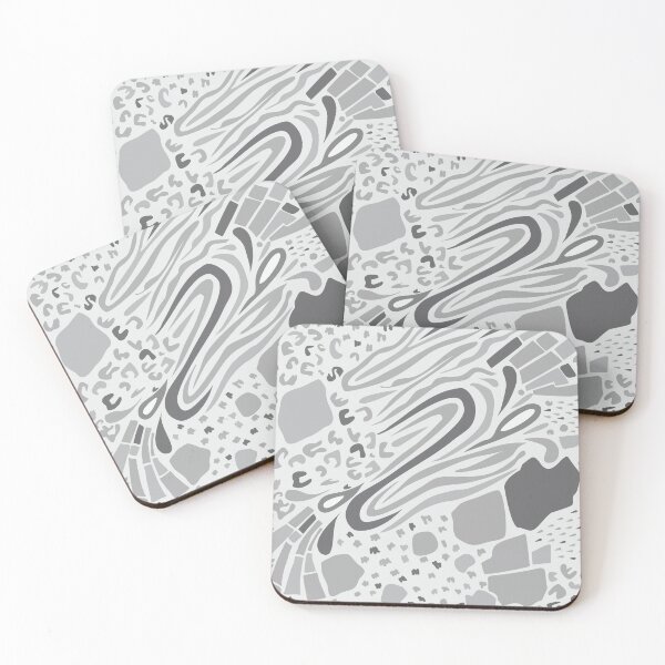 Item preview, Animal print in soft gray designed and sold by PreetiHegde.