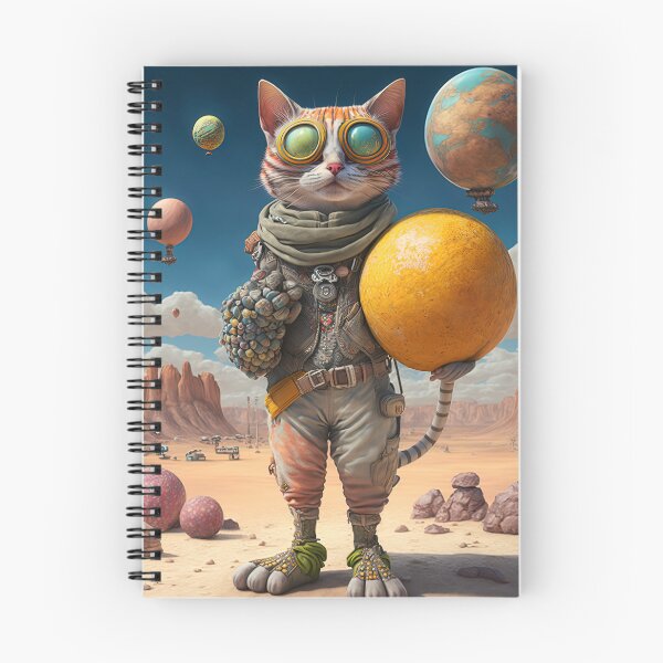 Item preview, Environmentalist Cyberpunk Cat celebrating Earth Day - surrealist AI Generated Art designed and sold by Flowsaiartshop.