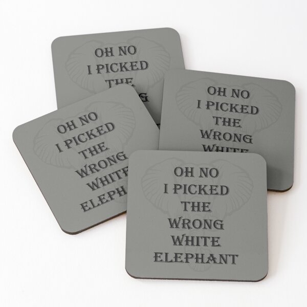 Item preview, oh no i picked the wrong white elephant                       (21) designed and sold by ErricTshits.