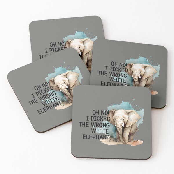 Item preview, oh no i picked the wrong white elephant Premium  designed and sold by ErricTshits.