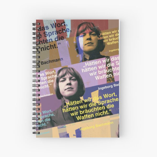 Aperçu de l'œuvre Citation d'Ingeborg Bachmann, langage créée et vendue par Mauswohn.