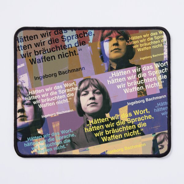 Item preview, Ingeborg Bachmann Quote, Language designed and sold by Mauswohn.