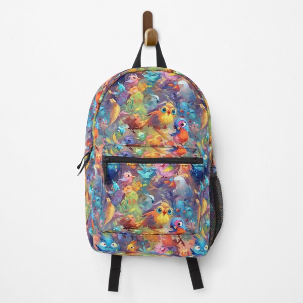 Item preview, Everybirdy Colorful Birds Pattern designed and sold by Pixel Playground.