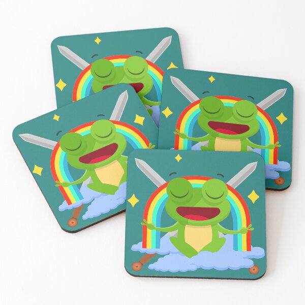 Item preview, Yoga Frog Warrior Pose designed and sold by PARADISEGLOBE.