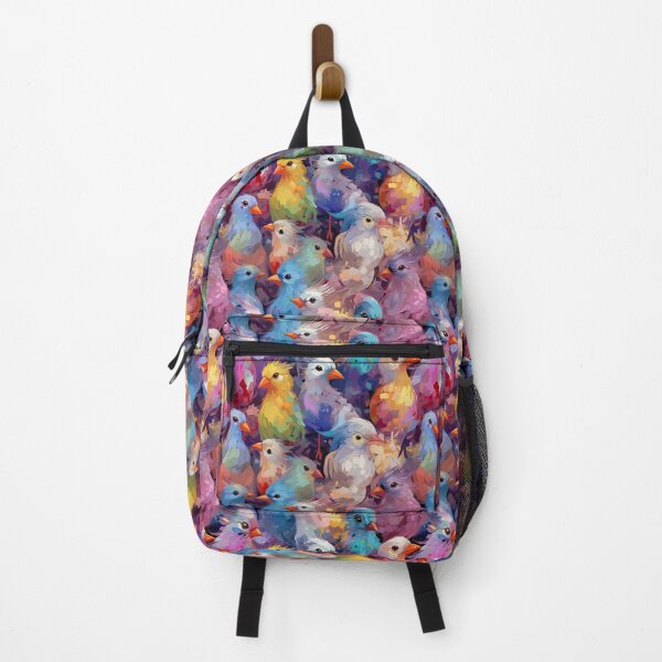 Item preview, Everybirdy Colorful Birds Pattern designed and sold by Pixel Playground.