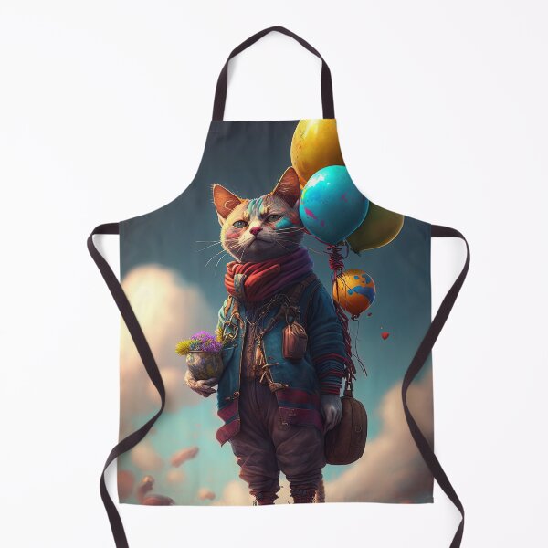 Item preview,  Environmentalist Cyberpunk Cat celebrating Earth Day - surrealist AI Generated Art Environmentalist Cyberpunk Cat celebrating Earth Day - surrealist AI Generated Art designed and sold by Flowsaiartshop.