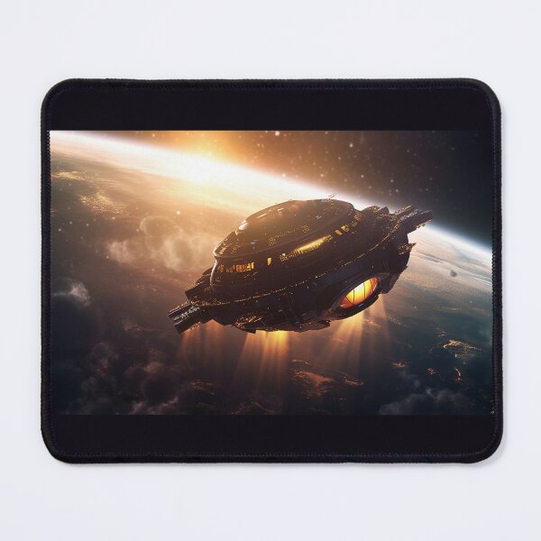 Item preview, UFO scanning a planet designed and sold by PTiger.