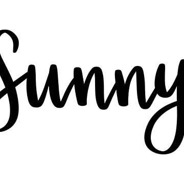 Sunny Sticker for Sale by ellietography