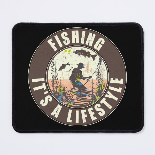Item preview, Fishing - It's A Lifestyle - A Bass Fishing Design designed and sold by Mindful-Designs.